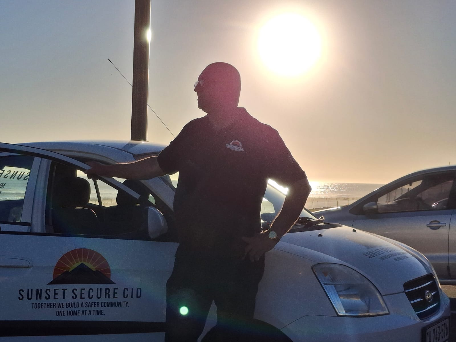 Sunset patrol on the precinct